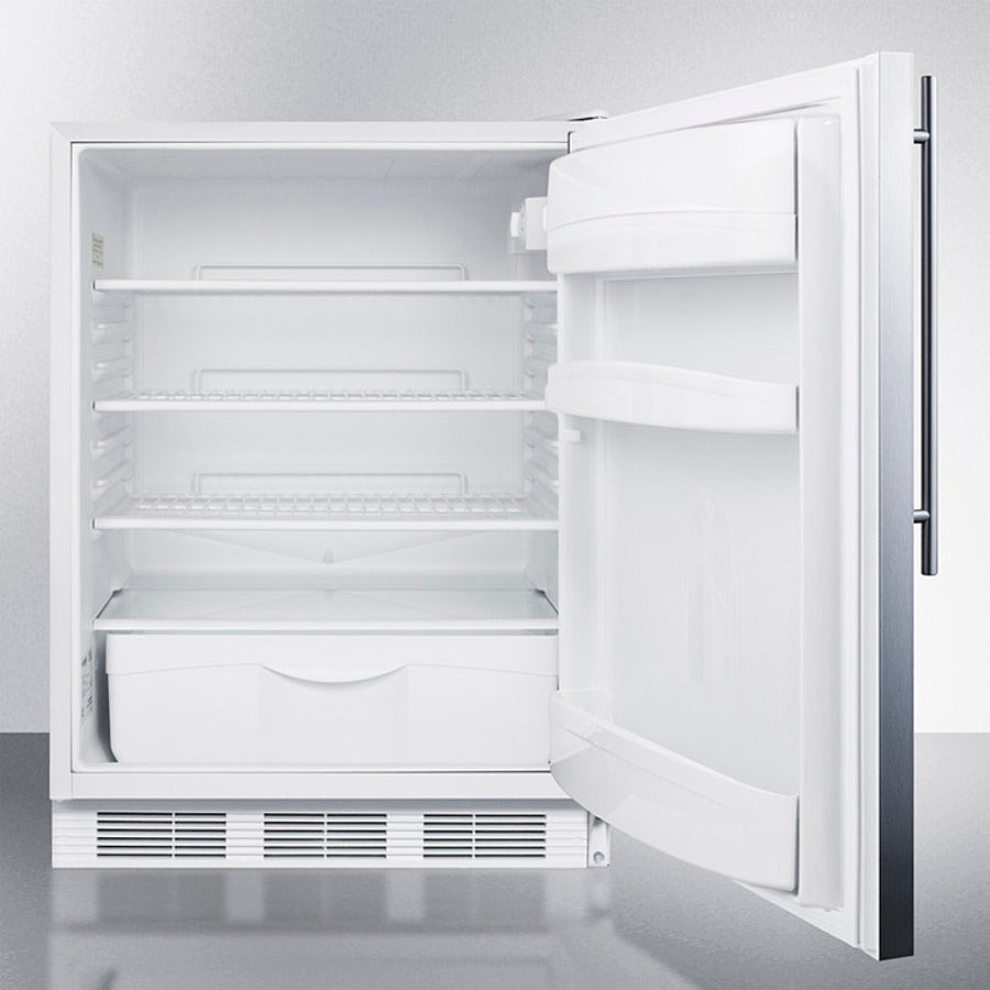 24" Wide Built-in All-refrigerator, ADA Compliant - (FF6WBI7SSHVADA)