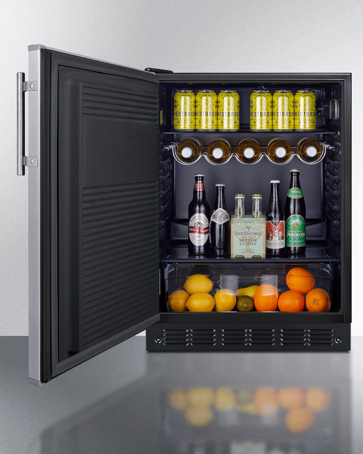 24" Wide All-refrigerator, ADA Compliant - (FF708BL7SSADALHD)