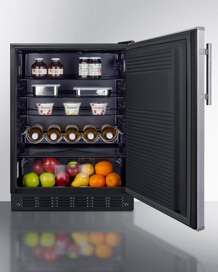 24" Wide All-refrigerator, ADA Compliant - (FF708BL7SSADA)