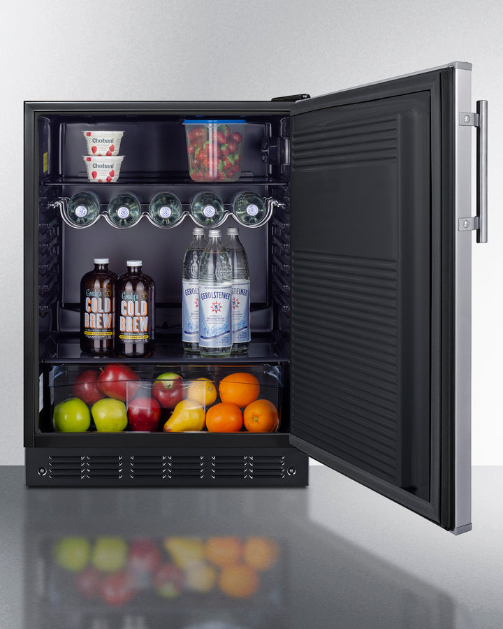 24" Wide All-refrigerator, ADA Compliant - (FF708BL7SSADA)