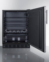 24" Wide All-refrigerator - (FF708BLSS) - SUMMIT