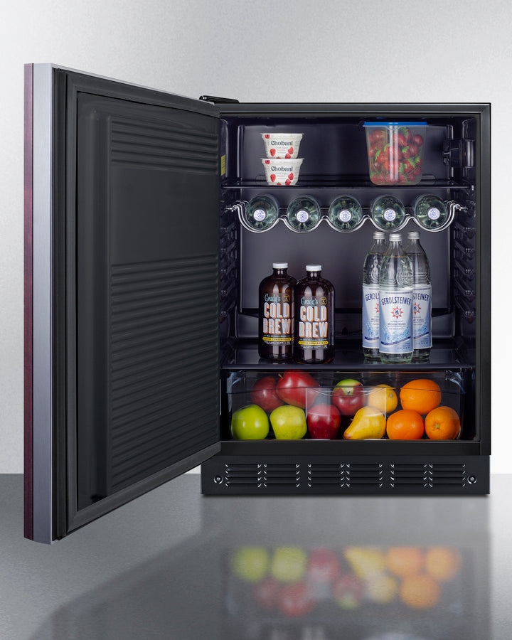 24" Wide All-refrigerator, ADA Compliant (panel Not Included) - (FF708BLSSIFADALHD) - SUMMIT