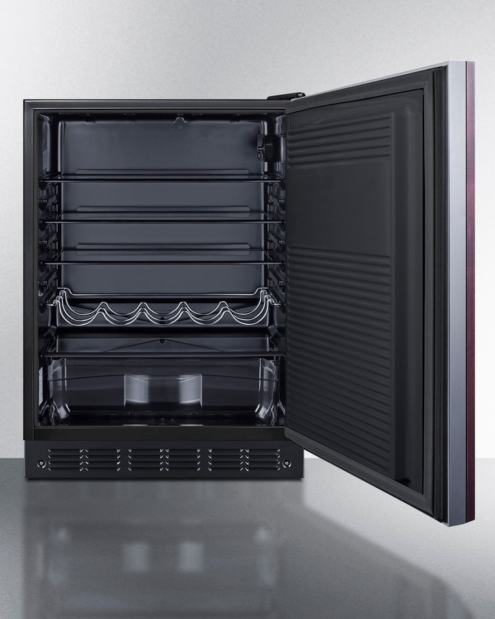 24" Wide All-refrigerator, ADA Compliant (panel Not Included) - (FF708BLSSIFADA) - SUMMIT