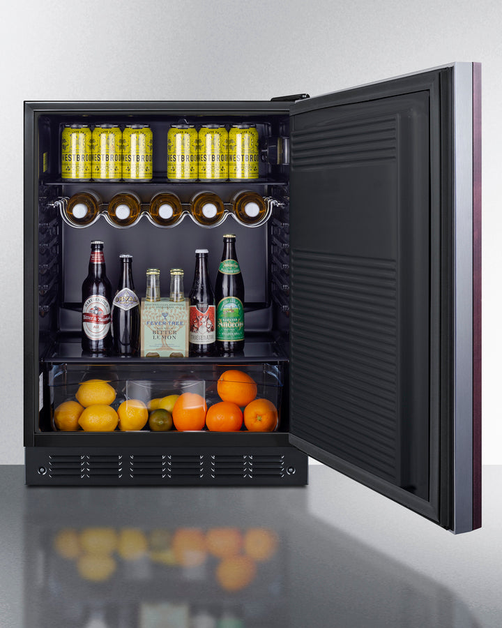 24" Wide All-refrigerator, ADA Compliant (panel Not Included) - (FF708BLSSIFADA) - SUMMIT