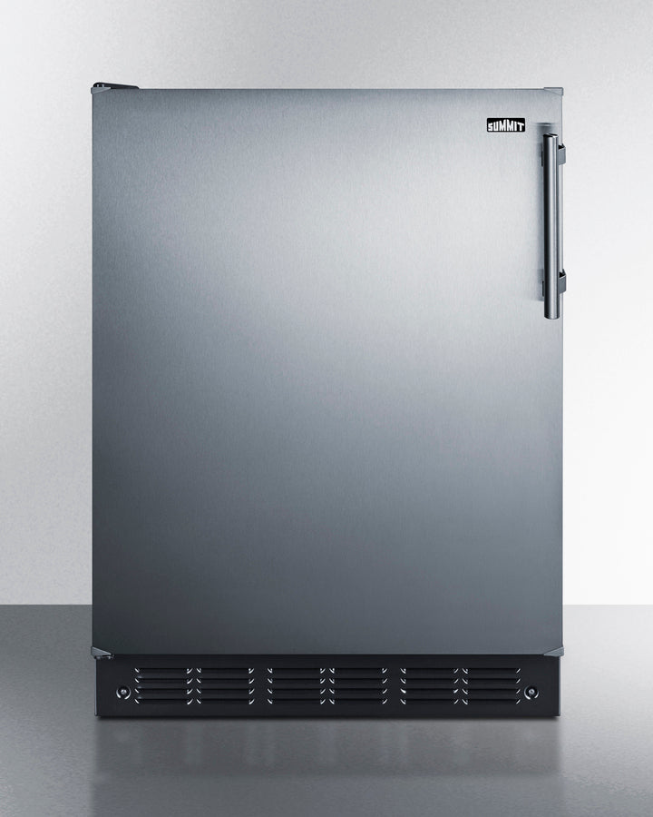 24" Wide All-refrigerator - (FF708BLSSLHD) - SUMMIT