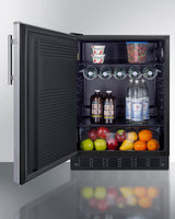 24" Wide All-refrigerator - (FF708BLSSLHD) - SUMMIT