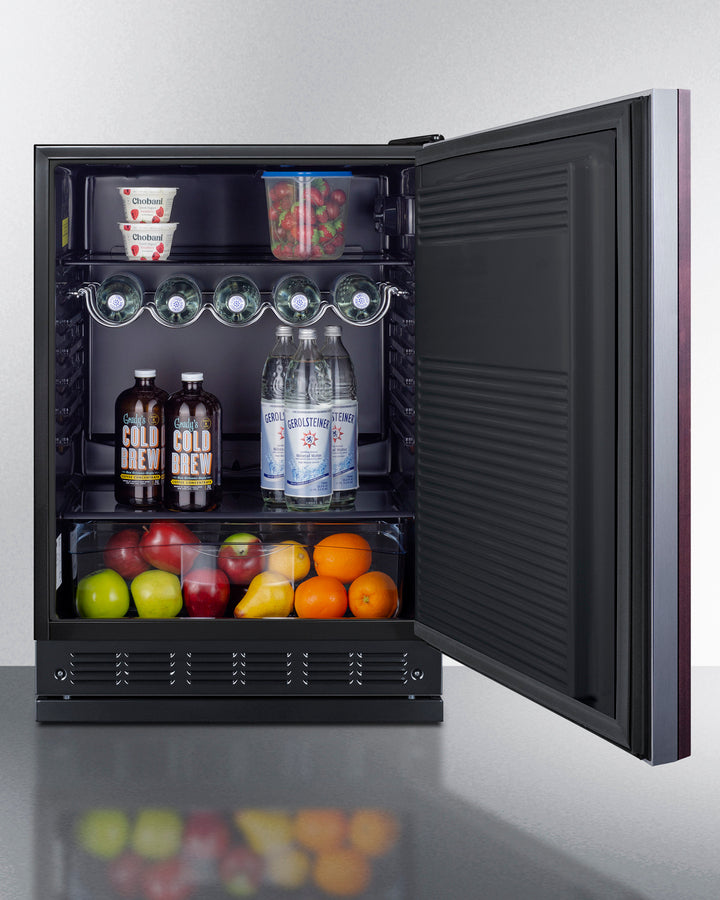 24" Wide All-refrigerator (panel Not Included) - (FF708BLSSRSIF) - SUMMIT