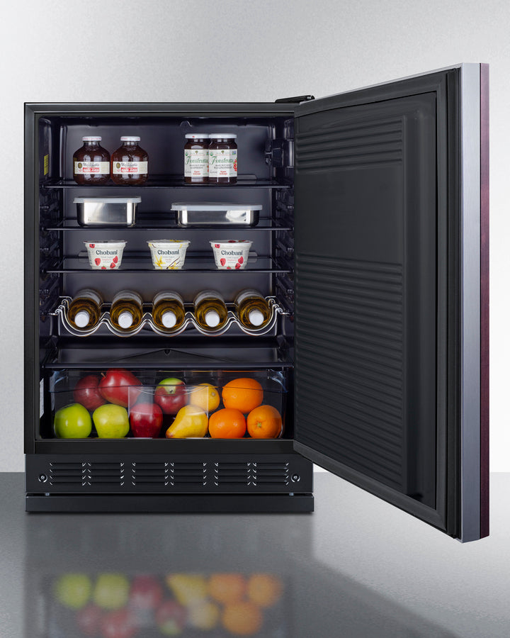 24" Wide All-refrigerator (panel Not Included) - (FF708BLSSRSIF) - SUMMIT