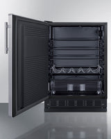 24" Wide All-refrigerator - (FF708BLSSRSLHD) - SUMMIT
