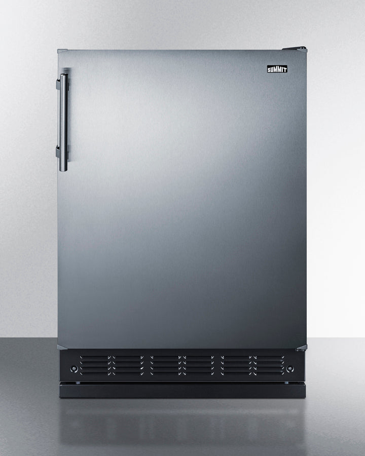 24" Wide All-refrigerator - (FF708BLSSRS) - SUMMIT