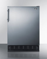 24" Wide All-refrigerator - (FF708BLSSRS) - SUMMIT