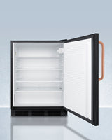 24" Wide Built-in All-refrigerator With Antimicrobial Pure Copper Handle, ADA Compliant - (FF7LBLKBITBCADA)