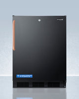 24" Wide Built-in All-refrigerator With Antimicrobial Pure Copper Handle, ADA Compliant - (FF7LBLKBITBCADA)