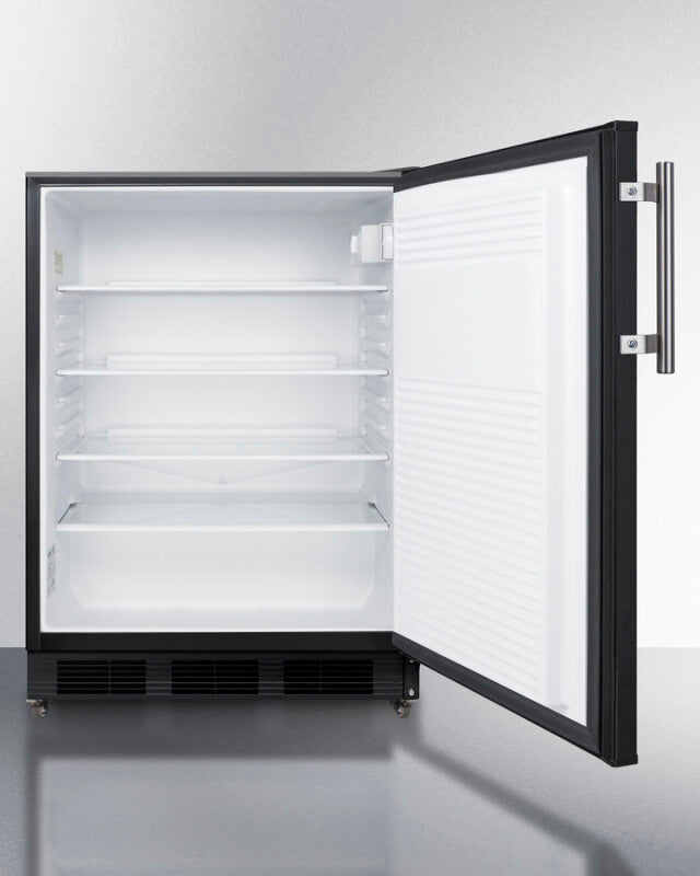 24" Wide All-refrigerator - (FF7LBLKMBL)