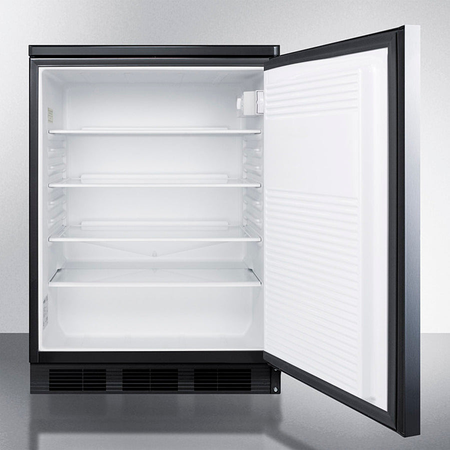 24" Wide All-refrigerator - (FF7LBLKSSHH)