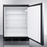 24" Wide All-refrigerator - (FF7LBLKSSHH)