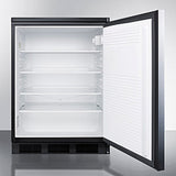 24" Wide All-refrigerator - (FF7LBLKSSHH)