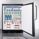 24" Wide All-refrigerator - (FF7LBLKSSTB)