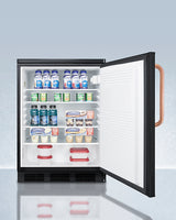 24" Wide All-refrigerator With Antimicrobial Pure Copper Handle - (FF7LBLKTBC)