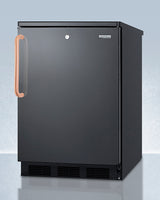 24" Wide All-refrigerator With Antimicrobial Pure Copper Handle - (FF7LBLKTBC)