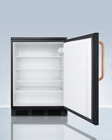 24" Wide All-refrigerator With Antimicrobial Pure Copper Handle - (FF7LBLKTBC)