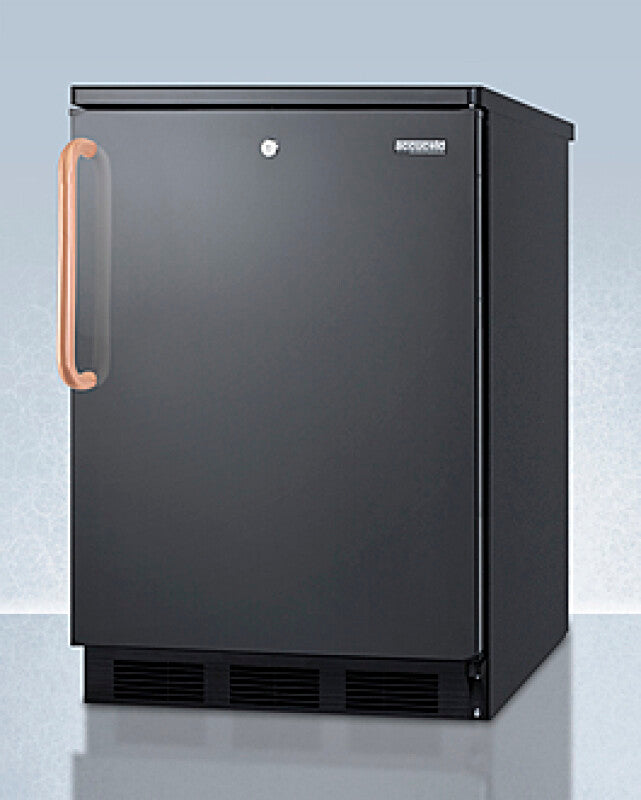24" Wide All-refrigerator With Antimicrobial Pure Copper Handle - (FF7LBLKTBC)