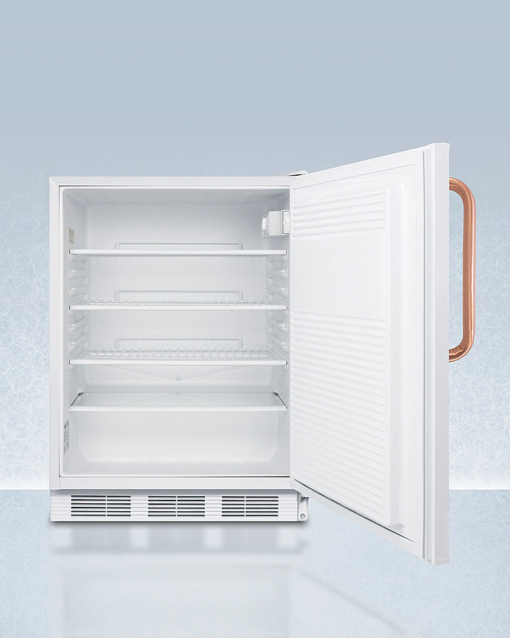 24" Wide Built-in All-refrigerator With Antimicrobial Pure Copper Handle, ADA Compliant - (FF7LWBITBCADA)