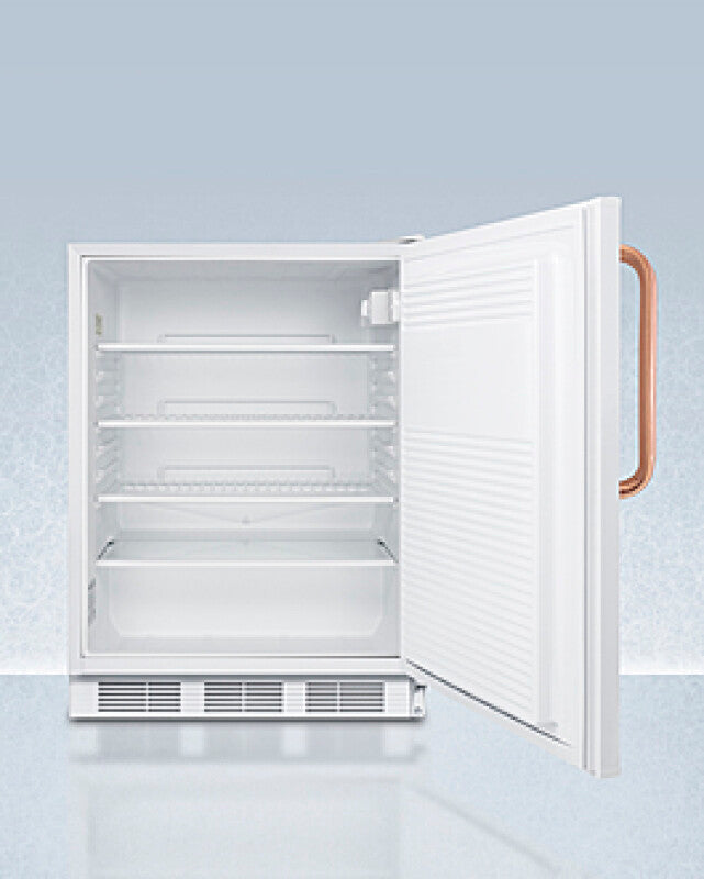 24" Wide Built-in All-refrigerator With Antimicrobial Pure Copper Handle, ADA Compliant - (FF7LWBITBCADA)