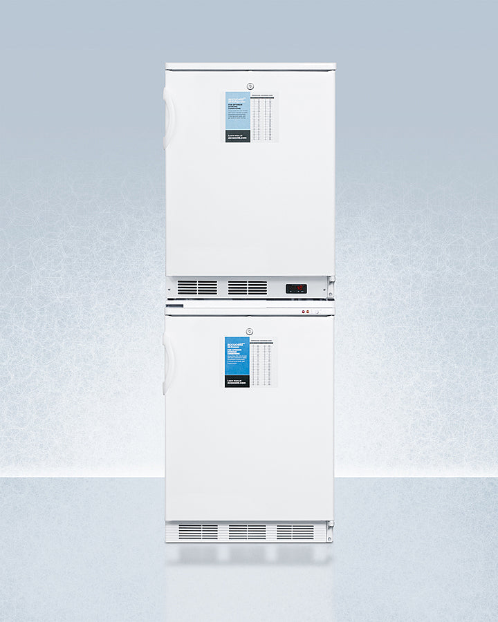 24" Wide All-refrigerator/all-freezer Combination - (FF7LWVT65MLSTACKPRO)