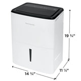 Frigidaire 22-Pint Dehumidifier, Energy Star Most Efficient, for Rooms up to 1,500 Sq. Ft., White
