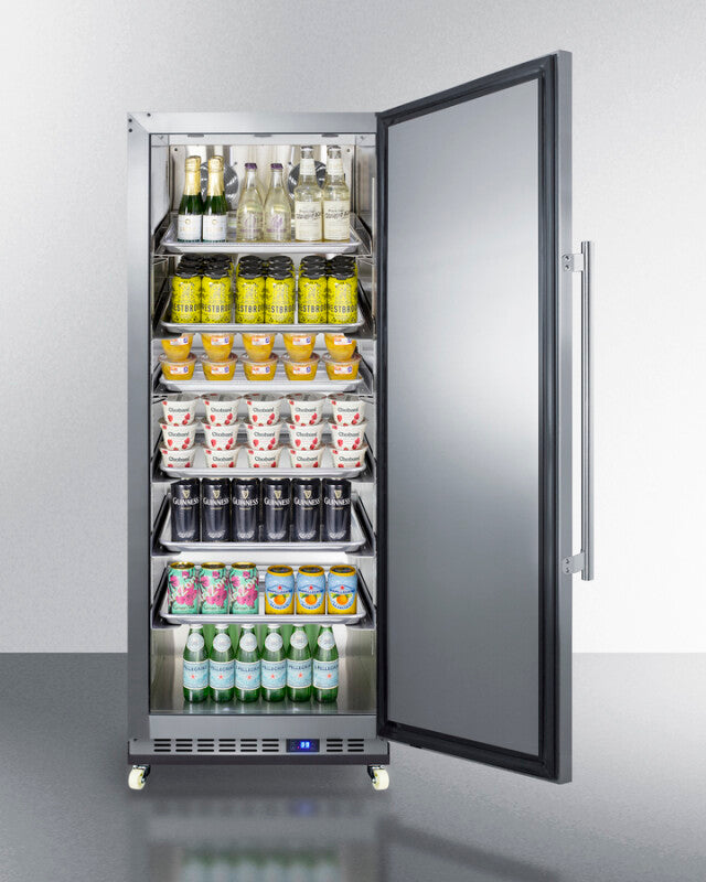 24" Wide Mini Reach-in All-refrigerator With Dolly - (FFAR121SSRI)