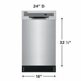 Frigidaire 18" Built-In Dishwasher - (FFBD1831US) - FRIGIDAIRE