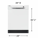 Frigidaire 24" Built-In Dishwasher - (FFBD2420UW) - FRIGIDAIRE