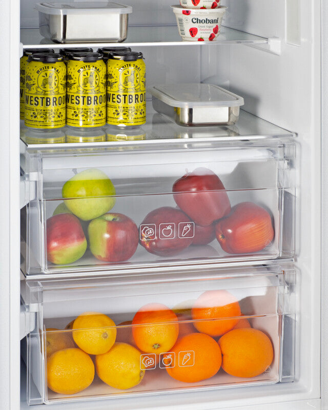 24" Wide Fully Integrated Bottom Mount Refrigerator-Freezer (Panel Not Included) - (FFBF11NT)