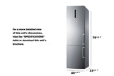 24" Wide Bottom Freezer Refrigerator With Icemaker - (FFBF181ES2IMLHD) - SUMMIT