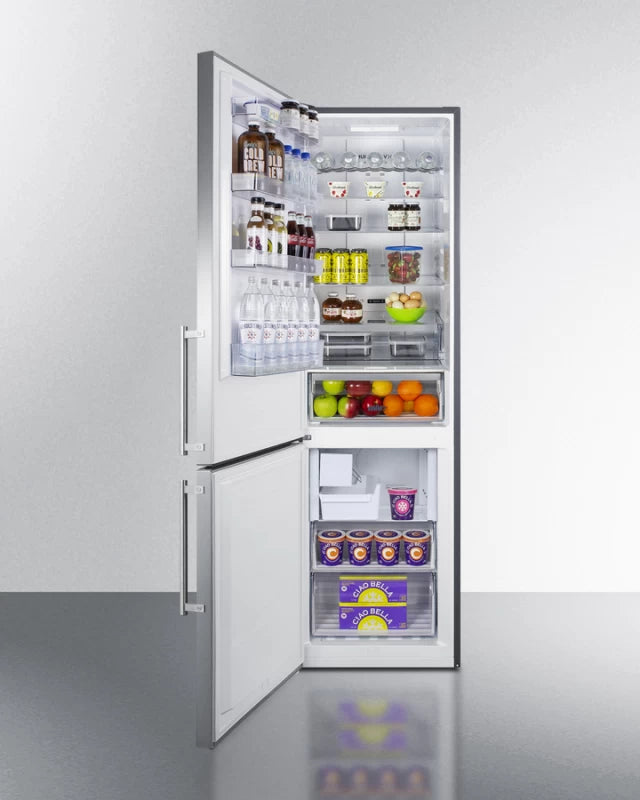 24" Wide Bottom Freezer Refrigerator With Icemaker - (FFBF181ES2IMLHD) - SUMMIT