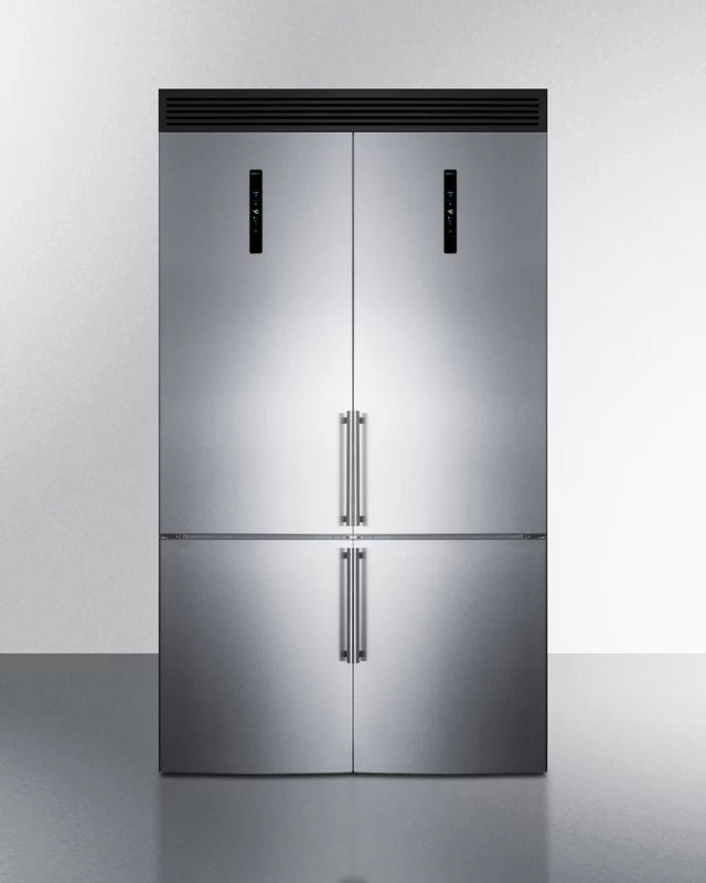 48" Wide Bottom Freezer Refrigerator Set - (FFBF181ES2KIT48) - SUMMIT