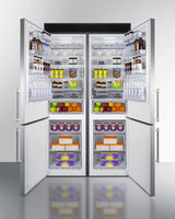 48" Wide Bottom Freezer Refrigerator Set - (FFBF181ES2KIT48) - SUMMIT