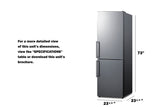 FFBF235PL- Summit 24" Wide Bottom Freezer Refrigerator - (FFBF235PL)