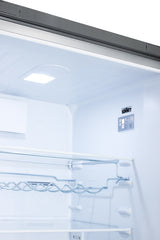 24" Wide Bottom Freezer Refrigerator - (FFBF246SS) - SUMMIT