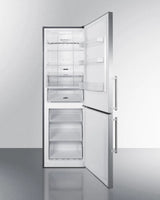 24" Wide Bottom Freezer Refrigerator - (FFBF249SS2) - SUMMIT