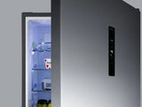 24" Wide Bottom Freezer Refrigerator - (FFBF249SS2) - SUMMIT