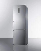 24" Wide Bottom Freezer Refrigerator With Icemaker - (FFBF249SS2IM) - SUMMIT