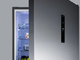 24" Wide Bottom Freezer Refrigerator With Icemaker - (FFBF249SS2IM) - SUMMIT