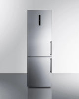 24" Wide Bottom Freezer Refrigerator With Icemaker - (FFBF249SS2IMLHD) - SUMMIT