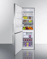 24" Wide Bottom Freezer Refrigerator With Icemaker - (FFBF249SS2IMLHD) - SUMMIT