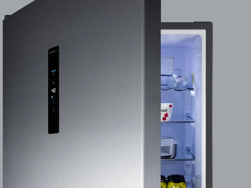 24" Wide Bottom Freezer Refrigerator With Icemaker - (FFBF249SS2IMLHD) - SUMMIT
