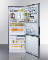28" Wide Bottom Freezer Refrigerator - (FFBF279SS)