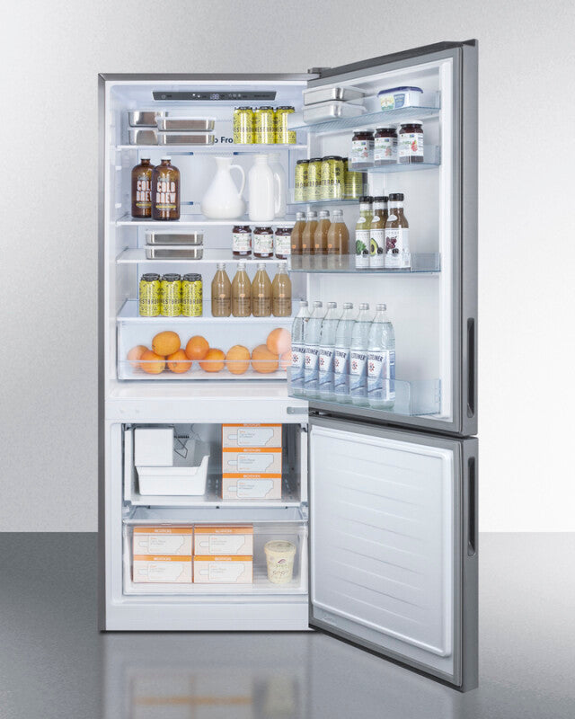 28" Wide Bottom Freezer Refrigerator - (FFBF279SSXIM) - SUMMIT