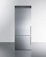 28" Wide Bottom Freezer Refrigerator - (FFBF279SSXIMH72LHD) - SUMMIT